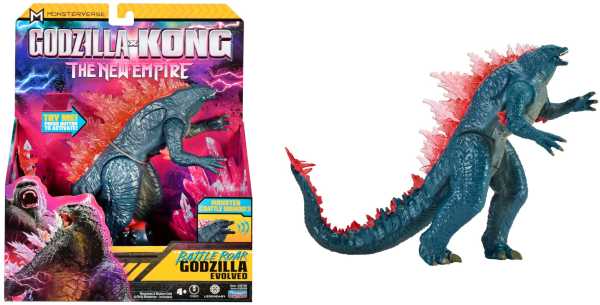 VORBESTELLUNG ! MV Godzilla x Kong: NE Battle Roar Godzilla Evolved Deluxe Titan 7 Inch Actionfigur
