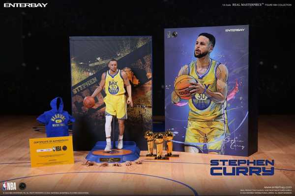 NBA Collection Real Masterpiece 1/6 Stephen Curry 30 cm Actionfigur