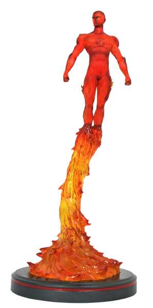 MARVEL PREMIER COLLECTION COMIC HUMAN TORCH STATUE
