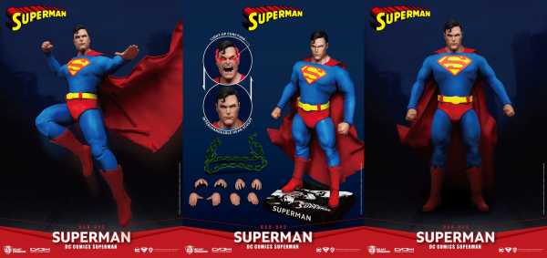 DC Comics DAH-045 Dynamic 8ction Heroes Actionfigur 1/9 Superman 20 cm Actionfigur