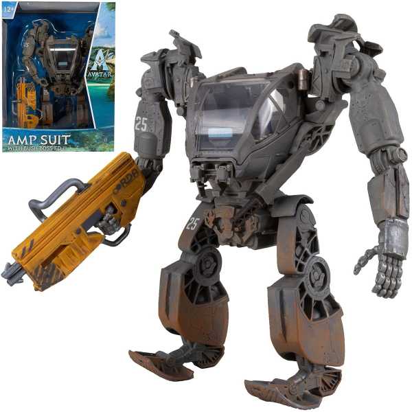 McFarlane Toys Avatar: The Way of Water AMP Suit Version 2 with Bush Boss MegaFig Actionfigur