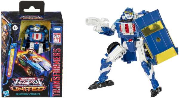 VORBESTELLUNG ! Transformers Legacy United Deluxe RID 2001 Universe Autobot Side Burn Actionfigur