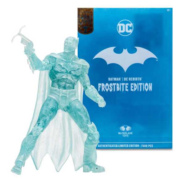 VORBESTELLUNG ! McFarlane DC Multiverse Batman (DC Rebirth) Frostbite Edition Actionfigur Gold Label