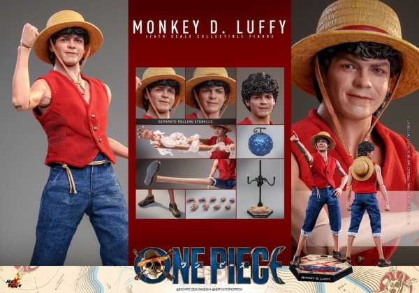 VORBESTELLUNG ! Hot Toys One Piece (Netflix) 1/6 Monkey D. Luffy 31 cm Actionfigur