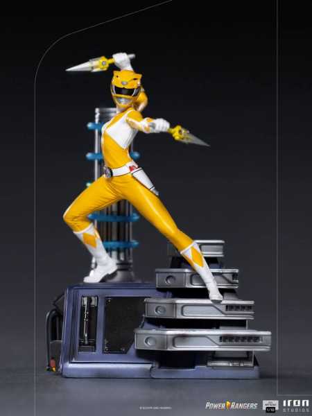 AUF ANFRAGE ! Power Rangers 1/10 Yellow Ranger 19 cm BDS Art Scale Statue