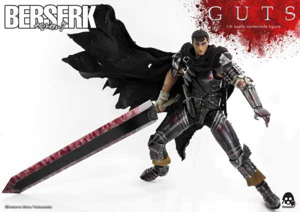 Berserk 1/6 Guts (Black Swordsman) 32 cm Actionfigur