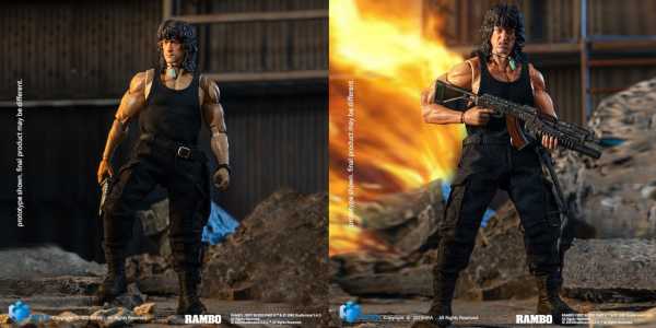 VORBESTELLUNG ! Rambo Exquisite Super Series 1/12 First Blood III John Rambo 16 cm Actionfigur