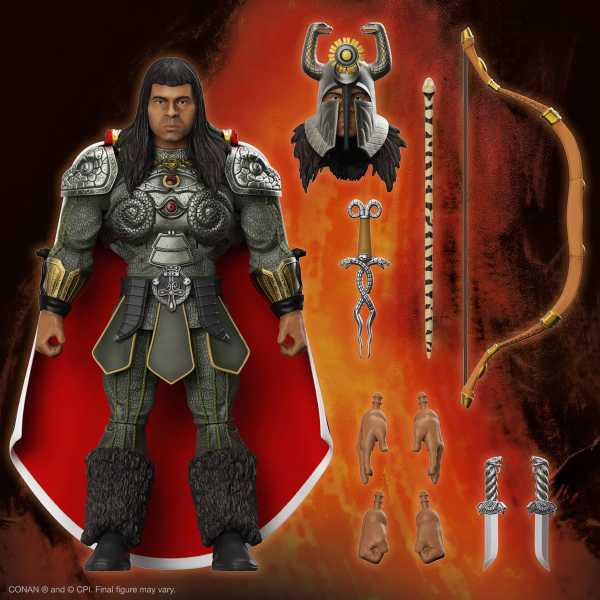 VORBESTELLUNG ! Conan the Barbarian Ultimates Thulsa Doom Battle of the Mounds 7 Inch Actionfigur