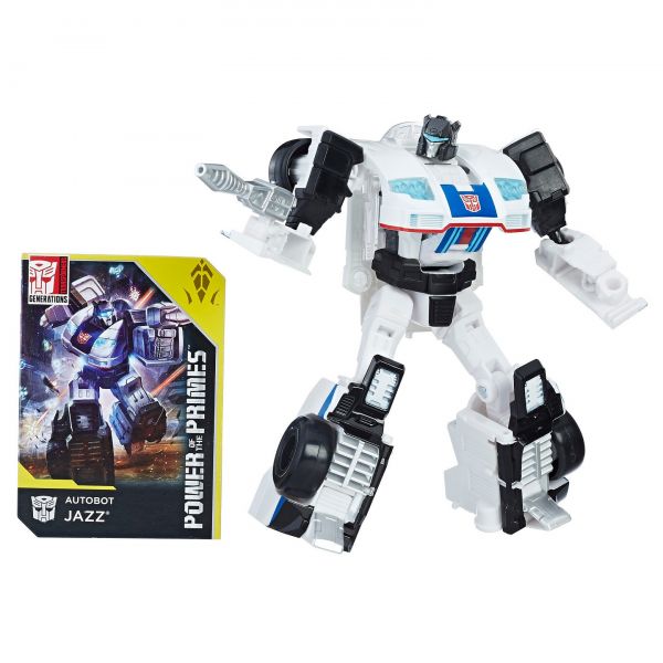 TRANSFORMERS GENERATIONS POWER OF THE PRIMES DELUXE CLASS AUTOBOT JAZZ ACTIONFIGUR