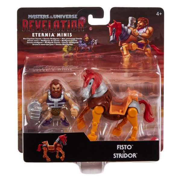 Masters of the Universe Revelation Fisto and Stridor Eternia Minis Vehicle Pack US Karte