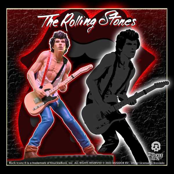 VORBESTELLUNG ! Rock Iconz The Rolling Stones Keith Richards (Tattoo You Tour 1981) 22 cm Statue