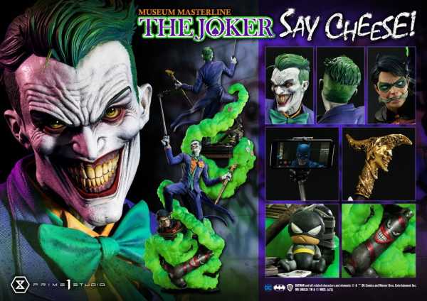 AUF ANFRAGE ! DC Comics 1/3 The Joker Say Cheese 99 cm Statue