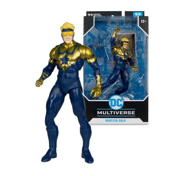 VORBESTELLUNG ! McFarlane Toys DC Multiverse Futures End Booster Gold 7 Inch Actionfigur