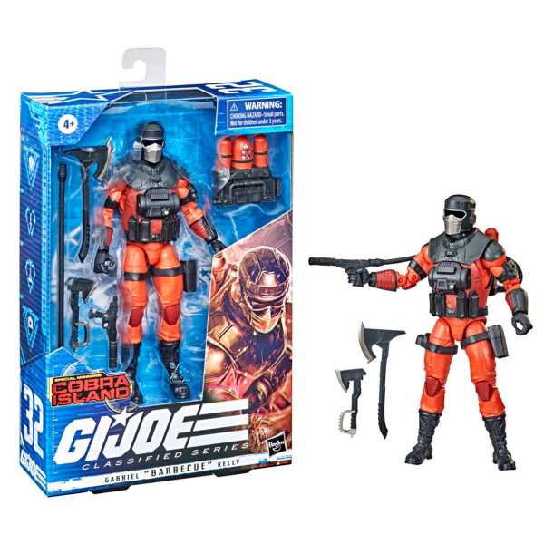 G.I. Joe Classified Special Missions Cobra Island Gabriel Barbecue Kelly Actionfigur