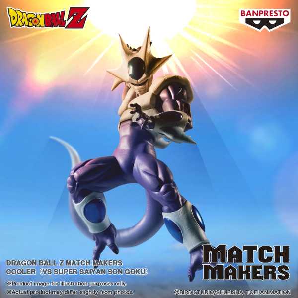 VORBESTELLUNG ! Dragon Ball Z Match Makers Cooler (vs. Super Saiyan Son Goku) Figur