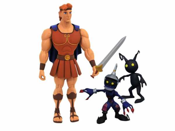 Kingdom Hearts III Select Wave 2 Hercules with Soldier & Shadow Actionfiguren Set