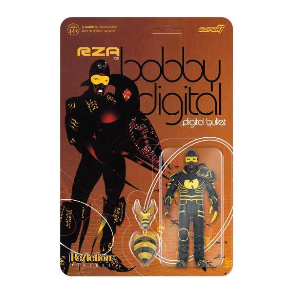 The RZA Bobby Digital (Digital Bullet) 3 3/4-Inch ReAction Actionfigur