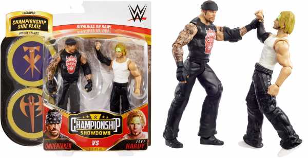 WWE Championship Showdown Series 1 Undertaker vs. Jeff Hardy Actionfiguren 2-Pack