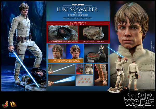 VORBESTELLUNG ! Star Wars Episode V Movie Masterpiece 1/6 Luke Skywalker Bespin Actionfigur Deluxe