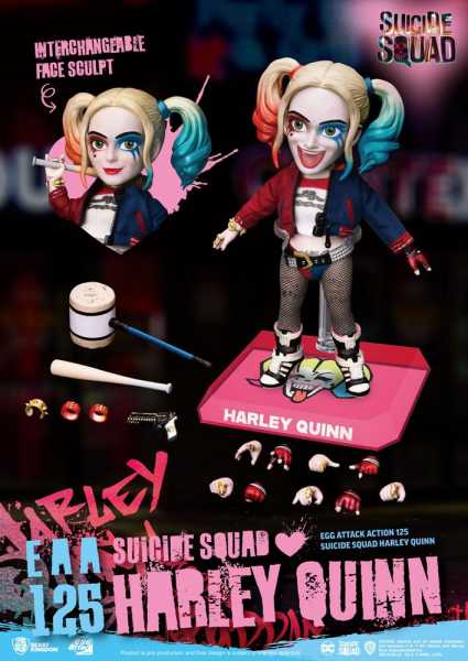 Suicide Squad Egg Attack Action Harley Quinn 17 cm Actionfigur