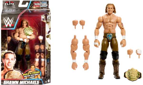 VORBESTELLUNG ! WWE Survivor Series 2002 Elite Shawn Michaels BaF Actionfigur