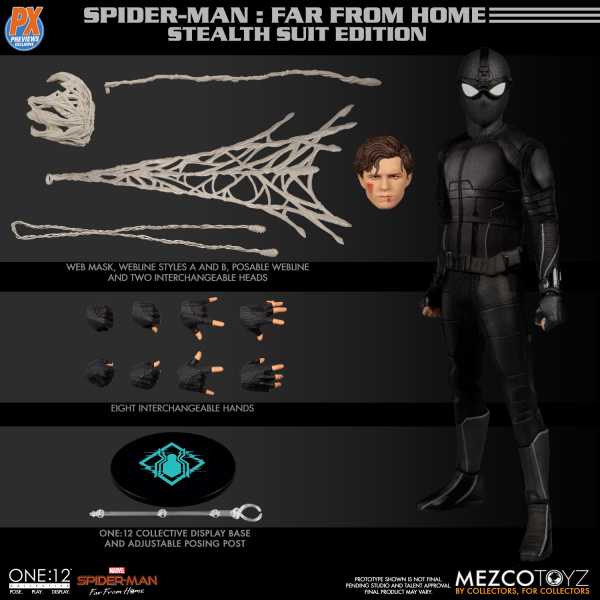ONE-12 COLLECTIVE SPIDER-MAN FAR FROM HOME STEALTH SUIT ACTIONFIGUR