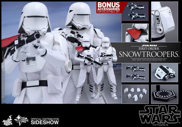 Hot Toys Star Wars The Force Awakens 1/6 First Order Snowtroopers 30 cm Actionfiguren 2-Pack