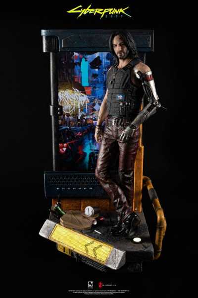 VORBESTELLUNG ! Cyberpunk 2077 1/4 Johnny Silverhand 34 cm Statue