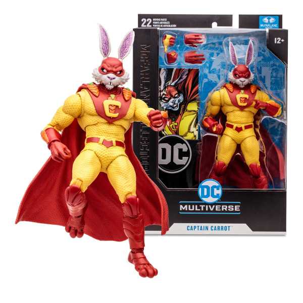 McFarlane DC Collector E. Captain Carrot Justice League Incarnate 7 Inch Actionfigur