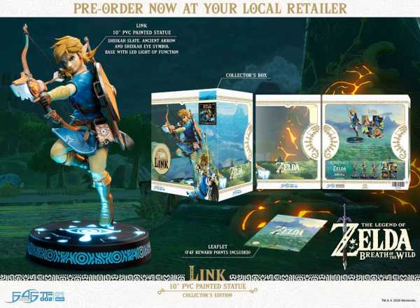 VORBESTELLUNG ! The Legend of Zelda Breath of the Wild Link Collector's Edition 25 cm PVC Statue