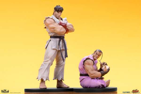 VORBESTELLUNG ! Street Fighter 1/10 Ryu & Dan 18 cm PVC Statuen Set