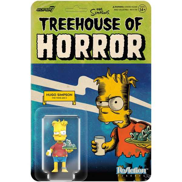 The Simpsons Treehouse of Horror Hugo Simpson 3 3/4-Inch ReAction Actionfigur