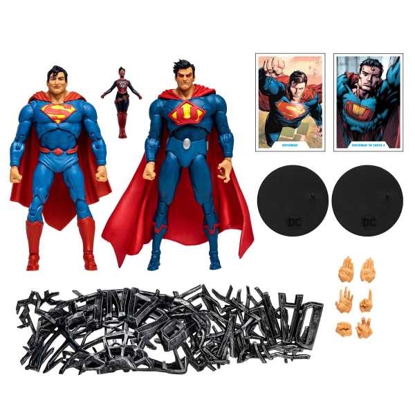 McFarlane Toys DC Superman vs. Superman of Earth-3 with Atomica Actionfiguren 2-Pack