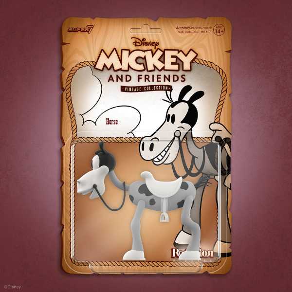 VORBESTELLUNG ! Disney Mickey and Friends Vintage Collection Horse 3 3/4-Inch ReAction Actionfigur