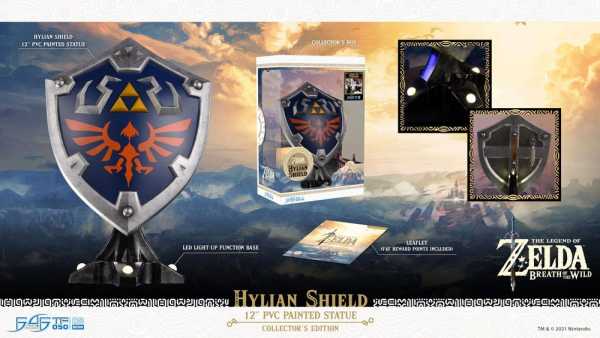 The Legend of Zelda Breath of the Wild Hylian Shield Collector's Edition PVC Statue
