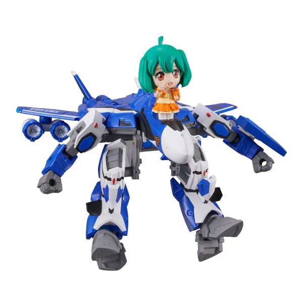 Macross F. TINY SESSION VF-25G MESSIAH VALKYRIE (MICHAEL USE) with RANKA Actionfigur