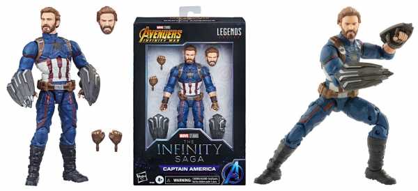 The Infinity Saga Marvel Legends 2021 Captain America (Avengers: Infinity War) 15 cm Actionfigur