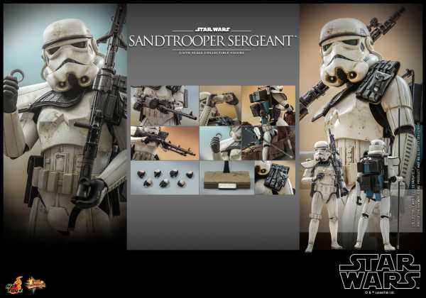 VORBESTELLUNG ! Hot Toys Star Wars: Episode IV 1/6 Sandtrooper Sergeant 30 cm Actionfigur