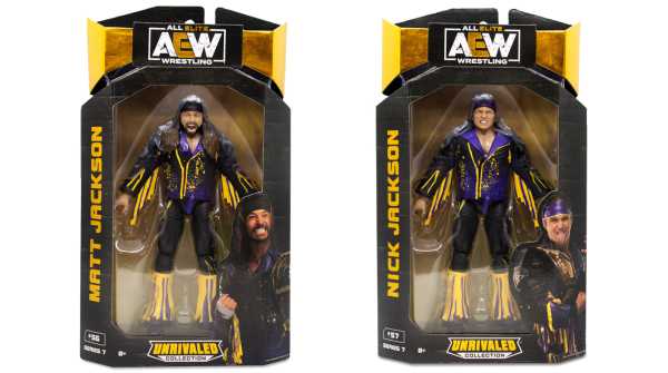 AEW Unrivaled Series The Young Bucks 7 Inch Actionfiguren 2-Pack
