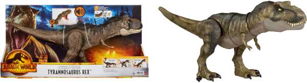 VORBESTELLUNG ! Jurassic World: Dominion Thrash 'n Devour Tyrannosaurus Rex Actionfigur & Sound