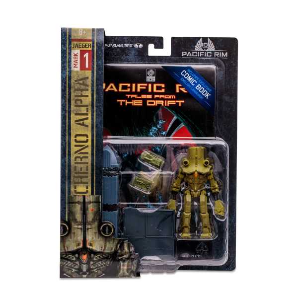 McFarlane Toys Pacific Rim Wave 1 Jaeger Cherno Alpha 4 Inch Actionfigur & Comic
