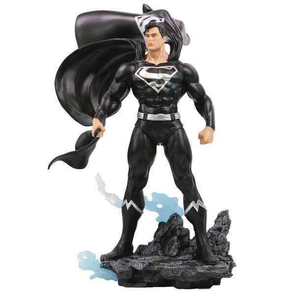 VORBESTELLUNG ! DC Heroes Superman PX 1/8 Superman by John Byrne PVC Statue Black and Silver Version