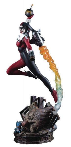 DC SUPER POWERS COLLECTION HARLEY QUINN 47,5 cm MAQUETTE