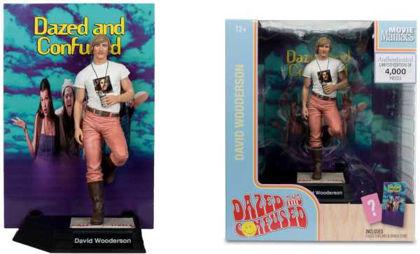 VORBESTELLUNG ! McFarlane Movie Maniacs Dazed and Confused David Wooderson 6 Inch Scale Posed Figure