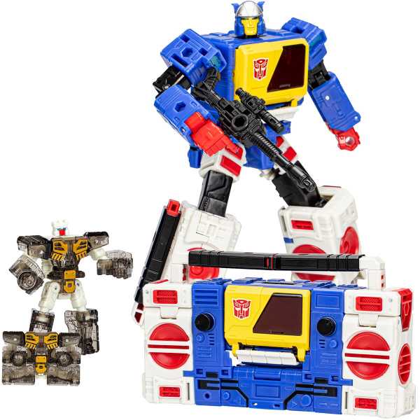 Transformers Gen. Legacy Evolution Voyager Twincast and Autobot Rewind Actionfigur