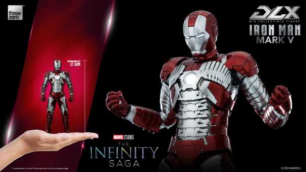 VORBESTELLUNG ! Marvel Studios: The Infinity Saga Iron Man Mark V (5) DLX Actionfigur