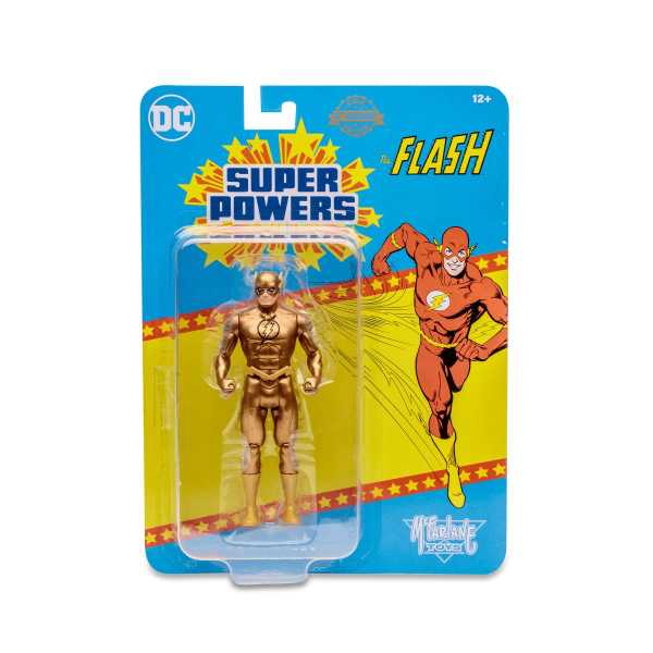 McFarlane Toys DC Super Powers The Flash 4 Inch Actionfigur Gold Edition