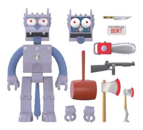 The Simpsons Ultimates Robot Scratchy 7 Inch Actionfigur