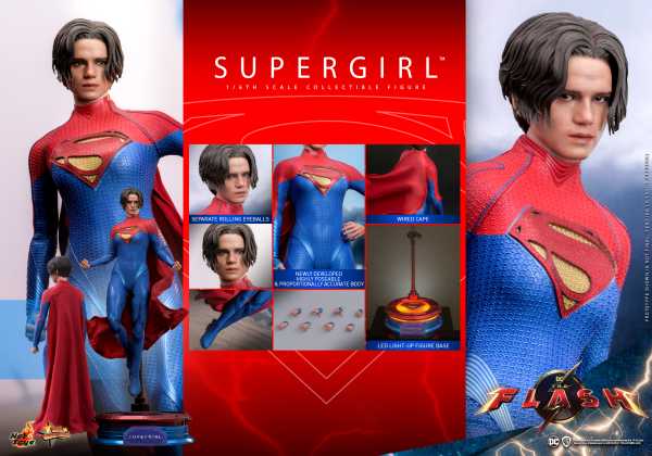 VORBESTELLUNG ! Hot Toys The Flash Movie Masterpiece 1/6 Supergirl 28 cm Actionfigur