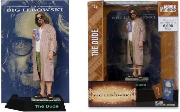 VORBESTELLUNG ! McFarlane Toys Movie Maniacs The Big Lebowski The Dude 6 Inch Scale Posed Figure